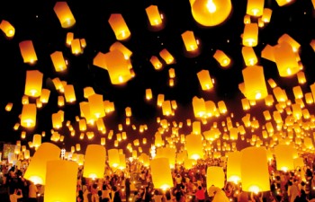 Let your wishes fly με τα αιωρούμενα φανάρια sky lanterns
